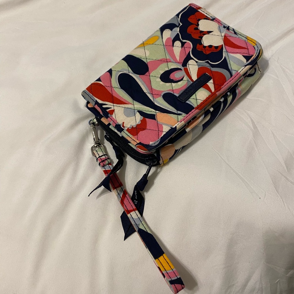 Floral Quilted Wristlet